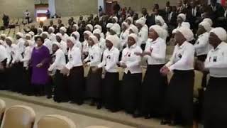 St Engenase choir live on stage with MEC of Educationsubscribe please [upl. by Waldo]