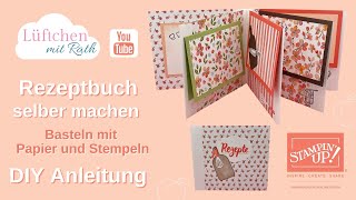 DIY Rezeptbuch selber machen  erweiterbar [upl. by Arty]