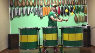 TUTORIAL SAMBA AFRO REGGAE BAHIA [upl. by Ruyle]