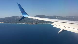 Arrival at Zakynthos Airport from Manchester Tui October 9th 2018 [upl. by Anyehs390]