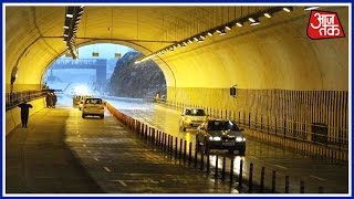 Nashri Tunnel Reduces Distance Between Jammu And Srinagar By 2 Hours [upl. by Atiram289]