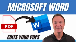 How to Convert then Edit Your PDFs in Microsoft Word [upl. by Bella]