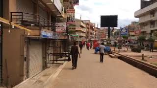 Kampala City Walk Deserted And Closed Kikuubo Lane Shops Downtown [upl. by Twedy]