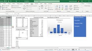 Statistics in Excel Tutorial 11 Descriptive Statistics using Microsoft Excel [upl. by Terra]