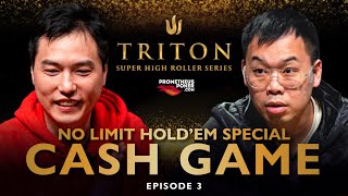 NLH Special CASH GAME  Episode 3  Triton Poker Series 2023 [upl. by Adrial128]