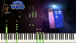 Doctor Who Theme Violin Cover  Piano Tutorial [upl. by Lorne820]