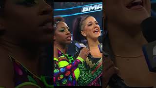 quotWhoever loses leaves Smackdown permanentlyquot Nia Jax left a surprise to Naomi and Bayley wwe [upl. by Inattirb]