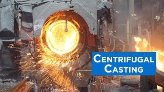 Centrifugal Casting of Ductile Iron Pipe  the De Lavaud Process [upl. by Darn279]