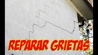 COMO REPARAR FISURAS O GRIETAS EN LA PARED ANTES DE PINTAR PASO A PASO [upl. by Ester]