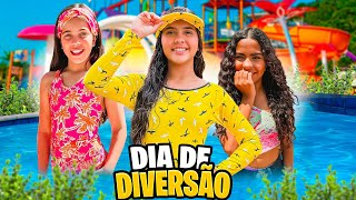 DIA DE DIVERSÃO ELAS TESTARAM TODAS AS PISCINAS DO HOTEL [upl. by Eibo]