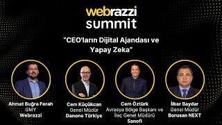 CEOların Dijital Ajandası ve Yapay Zeka  Webrazzi Summit 2024 [upl. by Nnylg]