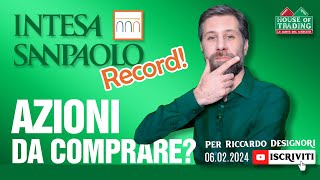 Intesa Sanpaolo cosa fare in Borsa dopo i risultati 2023 [upl. by Baelbeer]