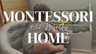 Montessori Home Tour 812 Months prepare your home using Montessori principles part 1 of 2 [upl. by Aiehtela326]