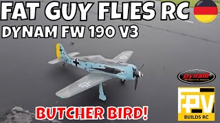 DYNAM FW 190 BUTCHER BIRD V3 by FGFRC militaryaircraft rc aviation [upl. by Fairweather]