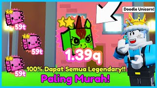 RAHASIA TEORI FUSE PET PALING MURAH 100 DAPAT LEGENDARY DOODLE UNICORN DI UPDATE PET SIMULATOR X [upl. by Dranek352]