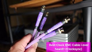 Tubulus Concentus Clock BNC Cable Denafrips Arce Clocksync with Terminator Plus OCXOs [upl. by Elazaro682]