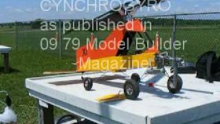 SYNCHROGYRO Model RC Gyro Giro Copter Plane Autogyro [upl. by Kifar252]