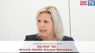 Oberbürgermeisterwahl Norderstedt  Das Triell Teil 1 [upl. by Tehcac]