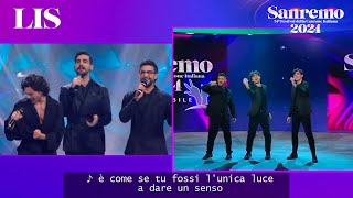 LIS Sanremo 2024  Il Volo canta Capolavoro [upl. by Isdnyl]