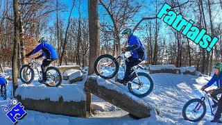 5 Inches of Fatbike Fun on the Fatback Skookum in the Snow [upl. by Raney]