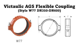 Create Victaulic AGS Flexible Coupling W77 DN350DN600 Revit Family Parametric [upl. by Northrup]