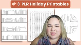 Make Holiday PLR Templates  🤑 To SELL in your shop [upl. by Ardeen]