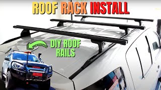 How to install ROOF RACKS  Isuzu Mux Yakima LockNLoad  DIY Roof rack installation [upl. by Elyak829]