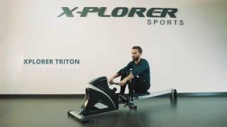 Xplorer Triton rowing machine [upl. by Ltsyrk]