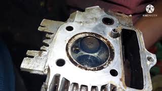 bike decompression problem and valve seating hero honda cd dawn malayalam [upl. by Attenol]