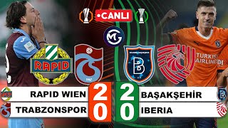 Başakşehir 20 Iberia  Rapid Wien 20 Trabzonspor  Avrupa Ligi  Konferans Ligi [upl. by Clifton]