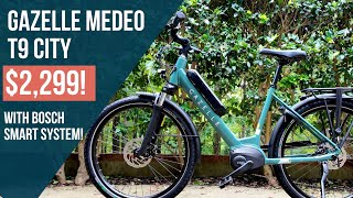 2300 Bosch City eBike Gazelle Medeo City Electric Bike with Bosch’s new electronics [upl. by Eirol168]