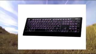 Azio PRISM USB Keyboard with 7 Colorful Backlights KB507 [upl. by Ardnik]