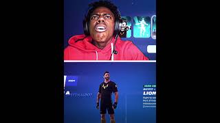 iShowSpeed Reacts Messi In Fortnite 😂⚡ [upl. by Arba]