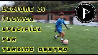 Lezione di tecnica specifica per terzino destro [upl. by Tsepmet]