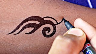 Amazing tribal tattoo design  best tattoo ideas for you [upl. by Itsirc]