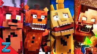 quotThe Foxy Songquot Full Series  Minecraft FNAF Animation Music Video [upl. by Heilman]