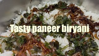 Tasty Paneer Biryani [upl. by Apicella]