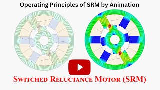 Operating principles of switched reluctance motor explained by animation [upl. by Allebasi928]