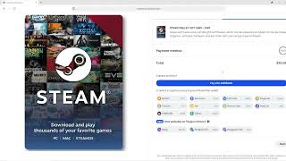 How To Buy Steam Gift Cards With Crypto Bitcoin Ethereum amp More In 2024 [upl. by Nniw608]