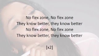 Nicki Minaj  No Flex Zone Lyrics [upl. by Meredeth]