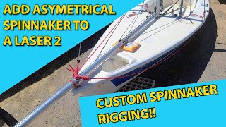 HOW I RIGGED MY CUSTOM SPINNAKER [upl. by Alehc]