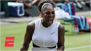 Serena Williams tops Barbora Strycova advances to final  2019 Wimbledon Highlights [upl. by Karol]