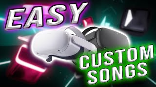 EASIEST way to download CUSTOM SONGS on ANY Beat Saber for Oculus Quest 2 BMBF 1150 Tutorial [upl. by Ardnak885]