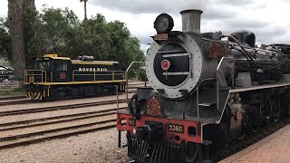 Steam power at South Africa’s Rovos Rail [upl. by Ythomit136]