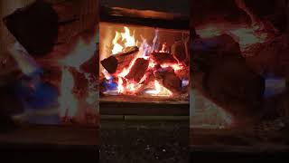 Kaminfeuer asmr feuer aufwärmen knistern stimmung fire fireplace [upl. by Hershel]