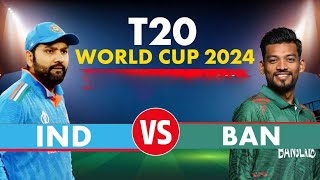 India vs Bangladesh t20 world cup highlight  india vs Bangladesh  ind vs ban t20 highlight [upl. by Leamsi196]