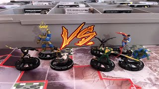 Heroclix  Battle of the Keywords  Black Order Vs Justice League [upl. by Cathe]