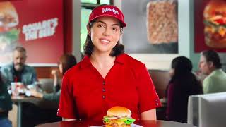 Wendy’s NEWEST TV commercial with Reggie Miller and Kathryn Feeney😆😆😆 [upl. by Fleece886]