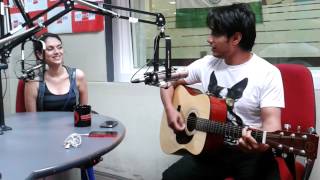 Ali Zafar amp Aditi rao hydari sing Tere mere Milan ki ye raina BIG FM Studio [upl. by Frodine841]