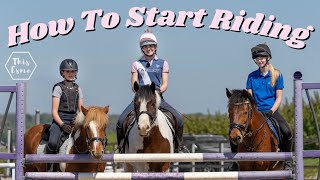 How to Start Horse Riding This Esme [upl. by Nanaj]